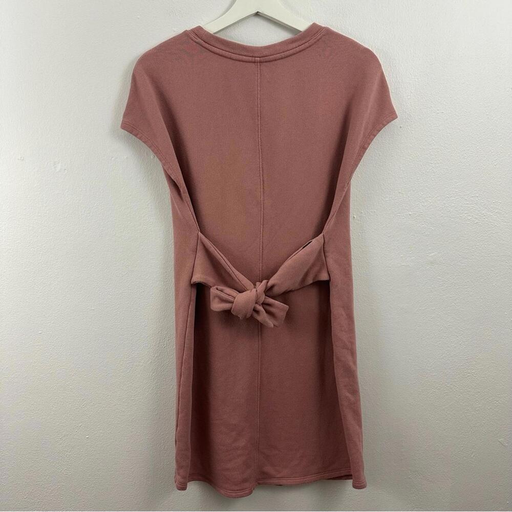 Athleta Women’s Pink Short Sleeve Tie Back Dress Size S - Picture 2 of 5
